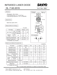 Datasheet DL-7140-201S manufacturer Sanyo