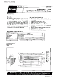 Datasheet DM1622-0AE1 manufacturer Sanyo