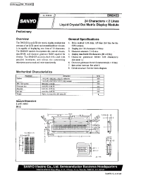 Datasheet DM2423-0JL7 manufacturer Sanyo