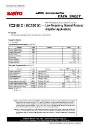 Datasheet EC3201C manufacturer Sanyo