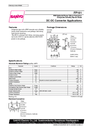 Datasheet FP101 manufacturer Sanyo