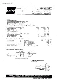 Datasheet GMA01U manufacturer Sanyo