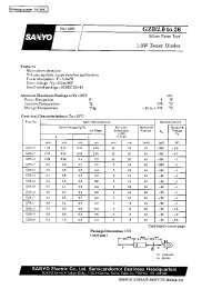 Datasheet GZB8.2 manufacturer Sanyo