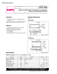 Datasheet LA1816 manufacturer Sanyo