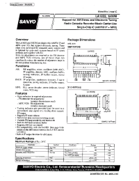 Datasheet LA1832 manufacturer Sanyo