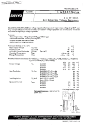 Datasheet LA5002 manufacturer Sanyo