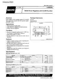 Datasheet LA5606N manufacturer Sanyo
