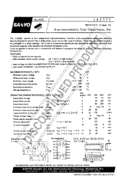 Datasheet LA6324 manufacturer Sanyo