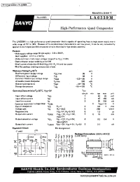Datasheet LA6339M manufacturer Sanyo