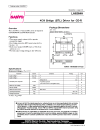 Datasheet LA6564H manufacturer Sanyo