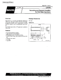 Datasheet LA7375 manufacturer Sanyo