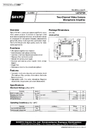 Datasheet LA7471 manufacturer Sanyo