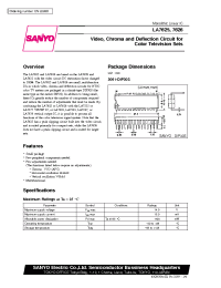 Datasheet LA7625 manufacturer Sanyo