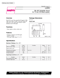 Datasheet LA7975 manufacturer Sanyo