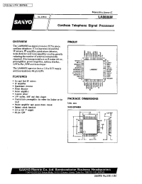 Datasheet LA8606 manufacturer Sanyo