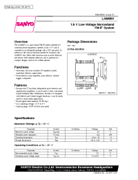 Datasheet LA8608 manufacturer Sanyo