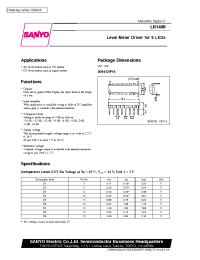 Datasheet LB1409 manufacturer Sanyo
