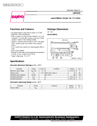 Datasheet LB1412 manufacturer Sanyo