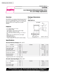 Datasheet LB1635M manufacturer Sanyo