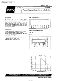 Datasheet LB1643 manufacturer Sanyo