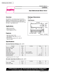 Datasheet LB1651D manufacturer Sanyo