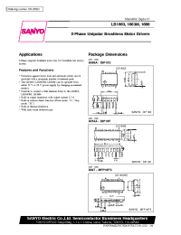 Datasheet LB1663 manufacturer Sanyo
