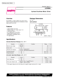 Datasheet LB1694N manufacturer Sanyo