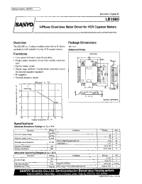 Datasheet LB1980 manufacturer Sanyo
