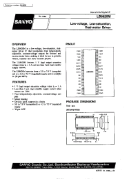 Datasheet LB8620M manufacturer Sanyo
