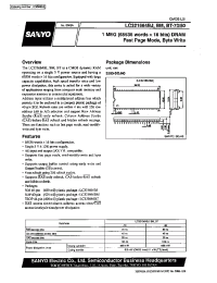 Datasheet LC321664BT-80 manufacturer Sanyo