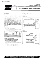Datasheet LC33864M-10 manufacturer Sanyo