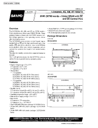 Datasheet LC35256AT-10 manufacturer Sanyo