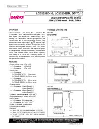 Datasheet LC35256DM-10 manufacturer Sanyo