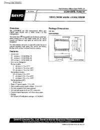 Datasheet LC36128ML-10 manufacturer Sanyo