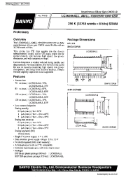 Datasheet LC36256ALL manufacturer Sanyo