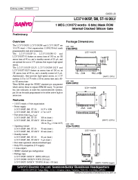 Datasheet LC371100SM-20LV manufacturer Sanyo