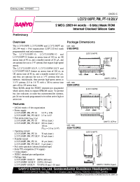 Datasheet LC372100PM-10LV manufacturer Sanyo