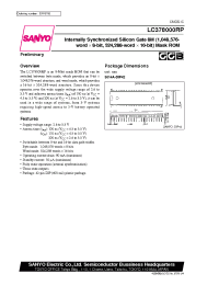 Datasheet LC378000RP manufacturer Sanyo