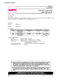 Datasheet LC5739 manufacturer Sanyo