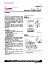 Datasheet LC651104N manufacturer Sanyo