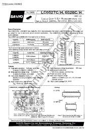 Datasheet LC6527C manufacturer Sanyo