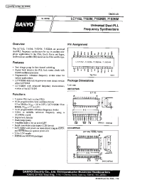 Datasheet LC7152 manufacturer Sanyo