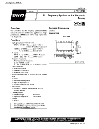 Datasheet LC72135M manufacturer Sanyo