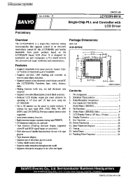 Datasheet LC7233N-8818 manufacturer Sanyo