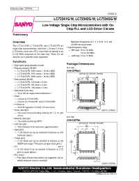 Datasheet LC72341G manufacturer Sanyo