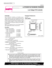 Datasheet LC723482W manufacturer Sanyo
