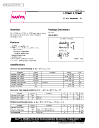 Datasheet LC73861 manufacturer Sanyo