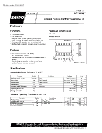 Datasheet LC7462 manufacturer Sanyo