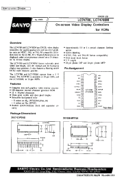 Datasheet LC74780 manufacturer Sanyo