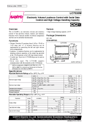 Datasheet LC7535M manufacturer Sanyo